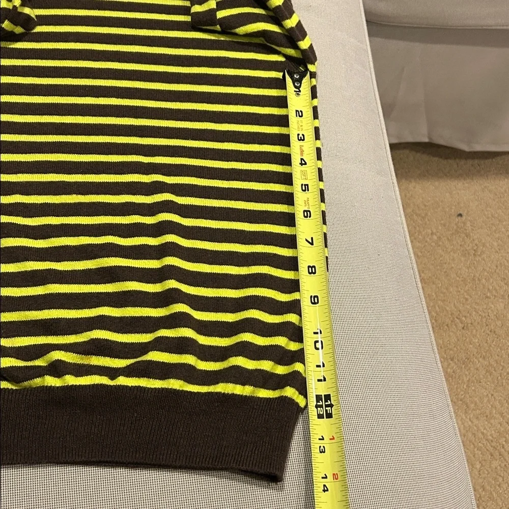 Mini Boden Cashmere Blend Striped Crewneck Kids Size 11-12 Years
